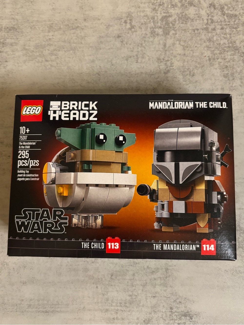 Lego Star Wars BrickHeadz The Mandalorian and the Child Set (#75317)